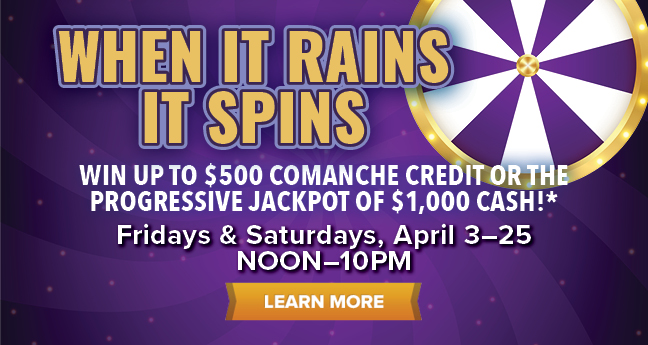 When It Rains It Spins