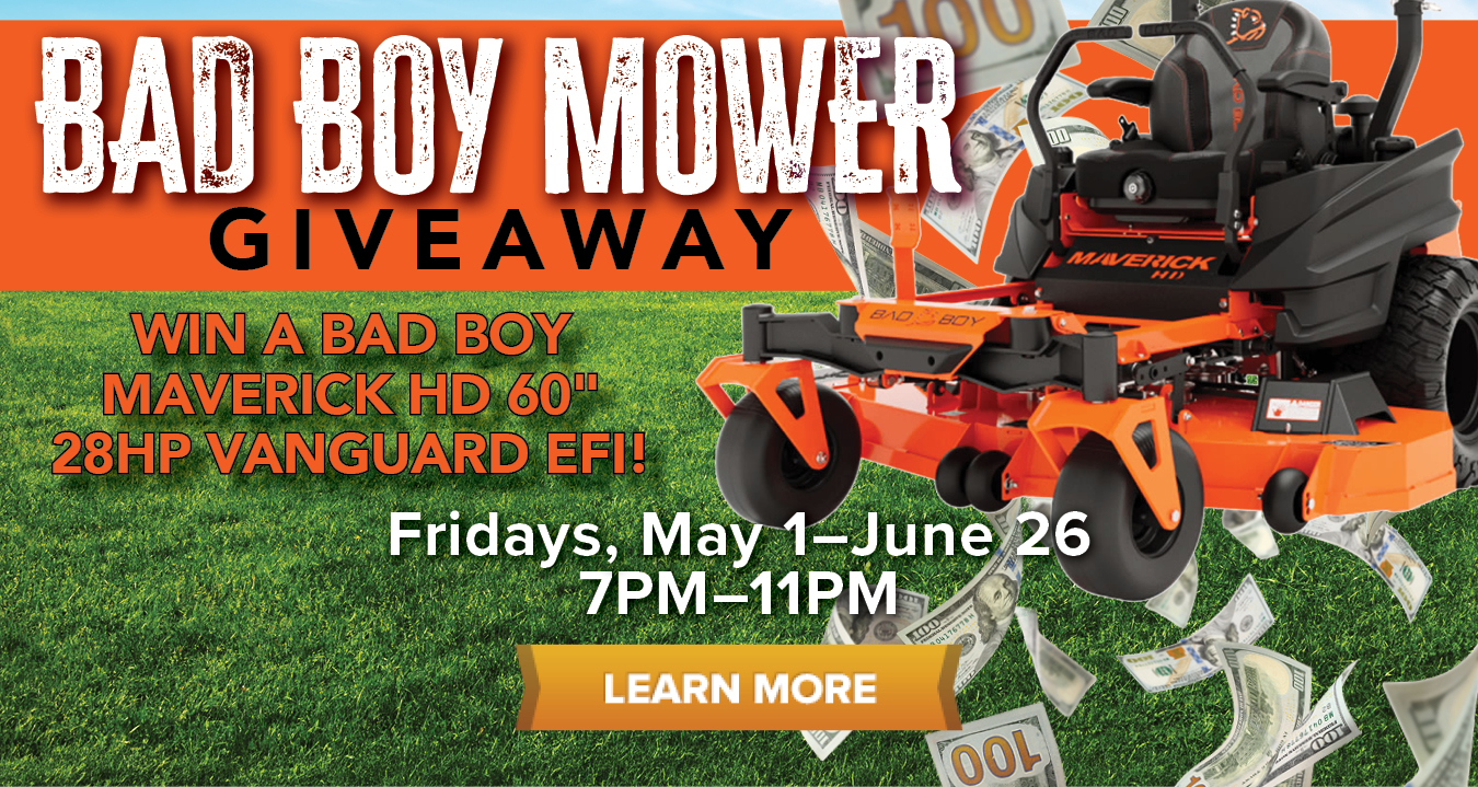 Bad Boy Mower Giveaway